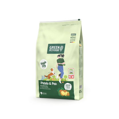 GREEN PETFOOD VeggieDog with Potato & Pea