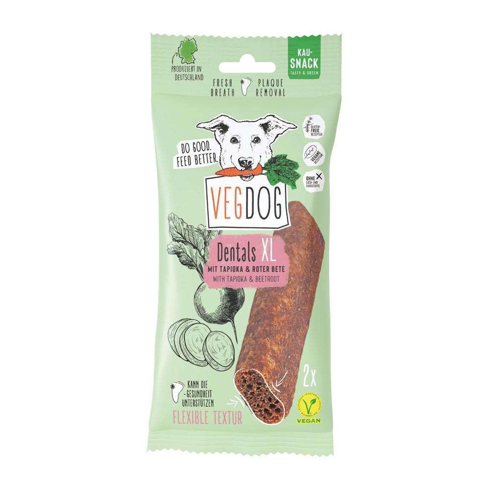 VEGDOG-Dentals-XL-mit-Tapiok-und-Roter-Beete-veganer-Kausnack-Verpackung-1000×1000-1