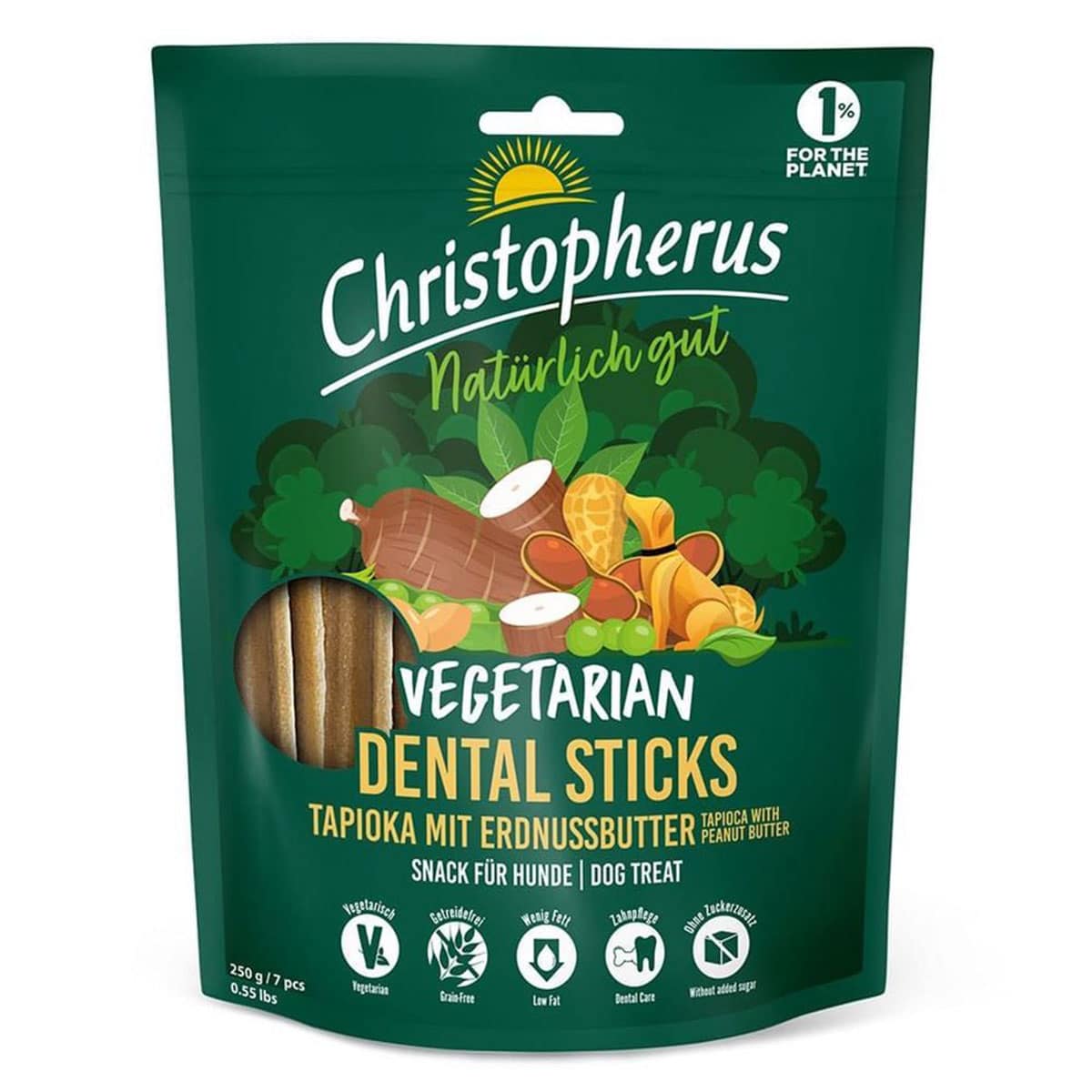 Christopherus—Dental-Stick-Tapioka-mit-Erdnussbutter-250g