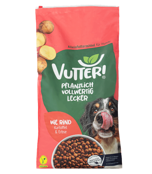 Vutter! Trockenfutter Schmeckt wie Rind – Veganes Hundetrockenfutter