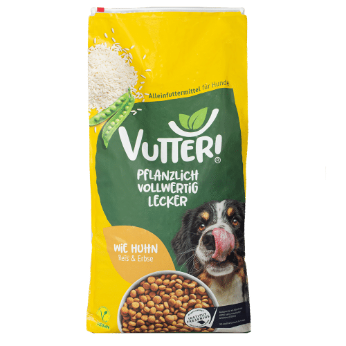 Vutter! Trockenfutter Schmeckt wie Huhn – Veganes Hundetrockenfutter