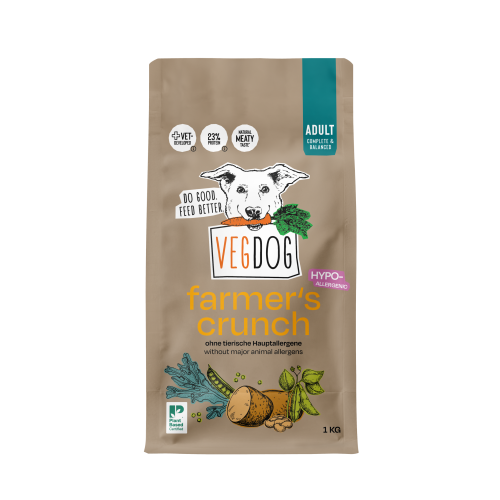 VEGDOG Farmer's Crunch veganes Trockenfutter