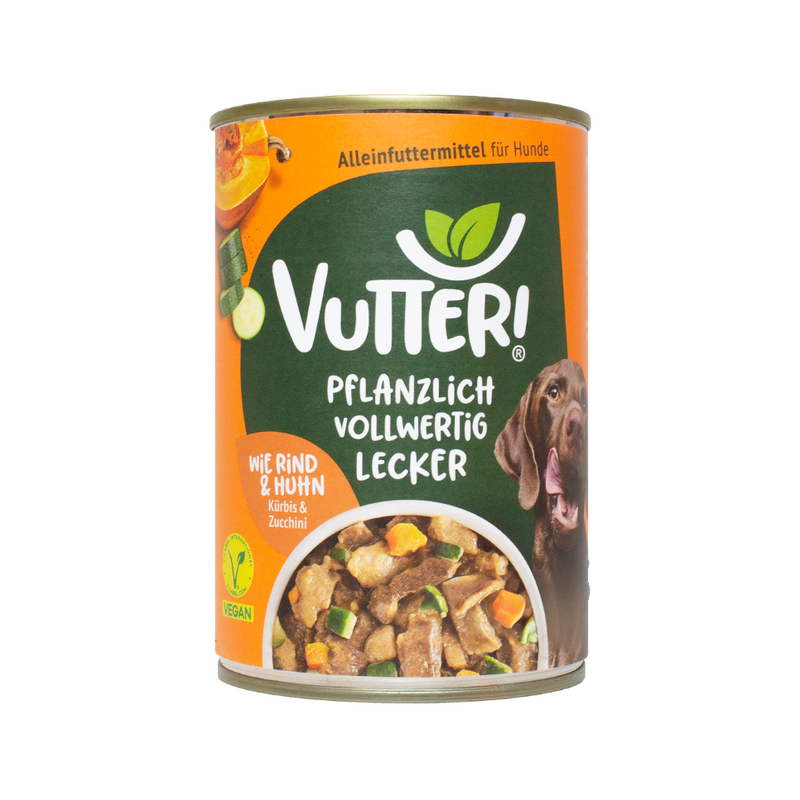 Vutter! Schmeckt wie Rind und Huhn