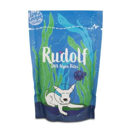 Vegan4Dogs Rudolf DHA Algen Bites 100 g – veganer Omega-3-Snack für Hunde